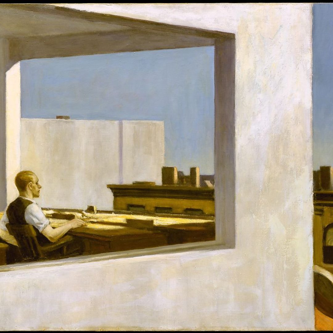 Edward Hopper - Office in a Small City - The Metropolitan Museum of Art