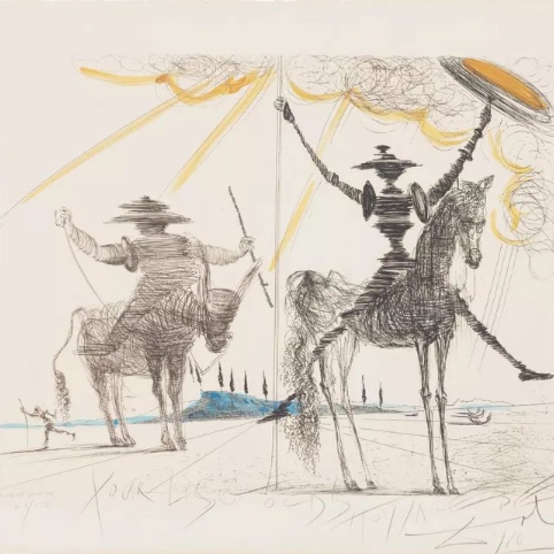 Salvador Dali - Don Quichotte (Don Quixote) 1996